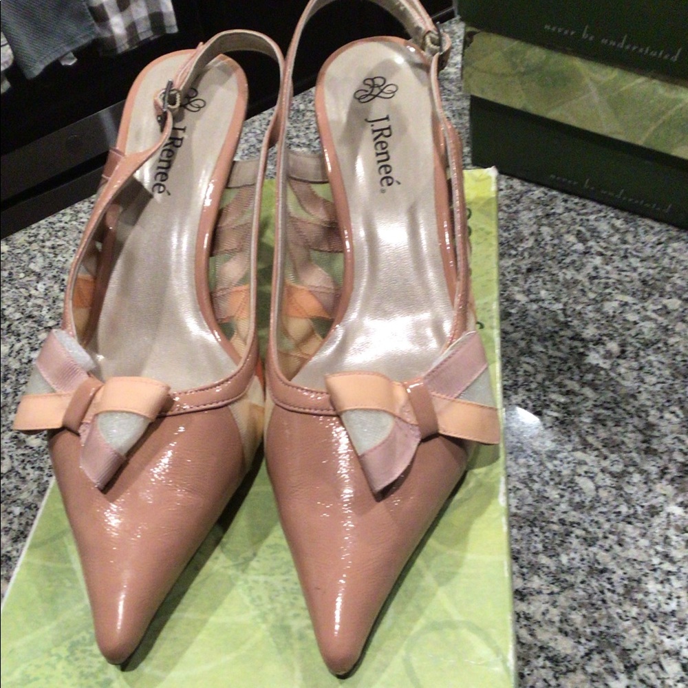 Sling back heels